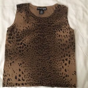 Norton McNaughton Petites Sleeveless Top